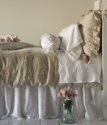 Bedskirt Dust Ruffle Ruffled Bed Skirt Ruffled Dust Ruffle Shabby